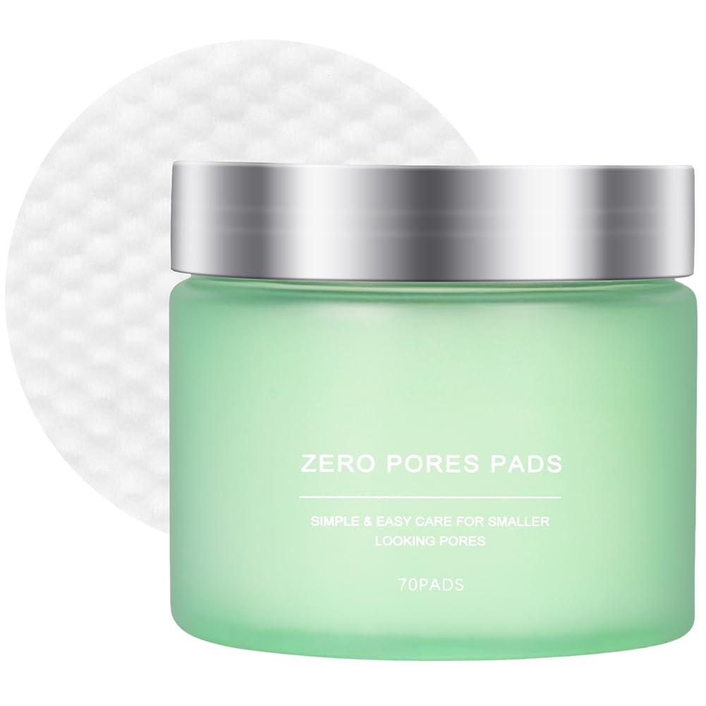 LOPHE Zero Pore Pads 70 Pieces Hydration Toner Pad Dual-Textured Exfoliating Facial Pad for Face Peeling and Face Care Toner Pad for Anfte Skin Renewal B