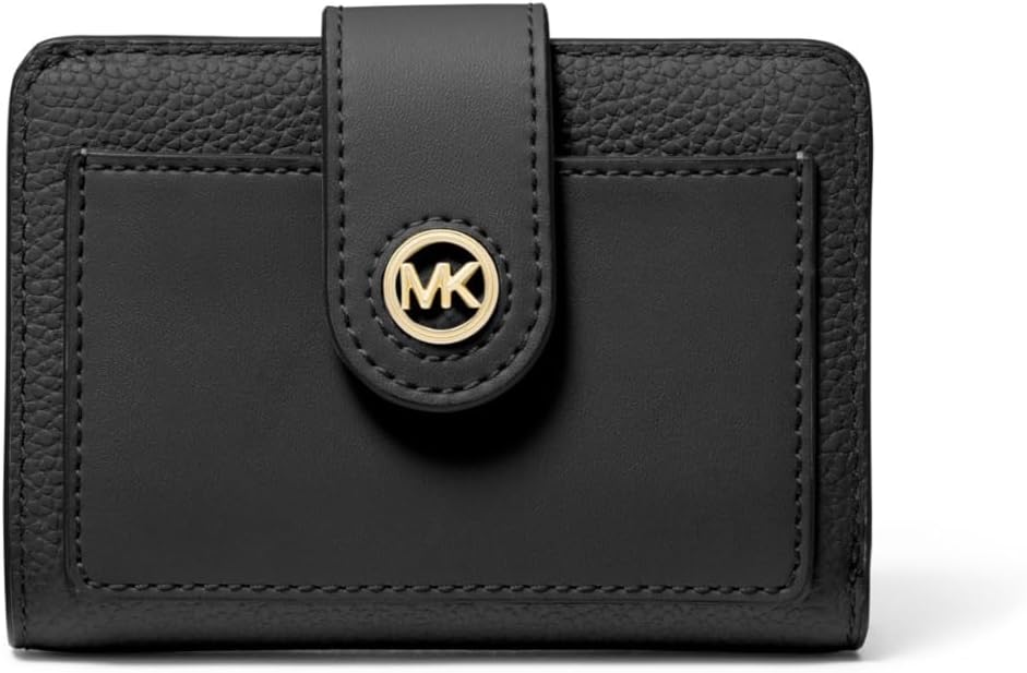 Michael Kors Women's Mk Charm Small Tab Compact Pocket Wallet
