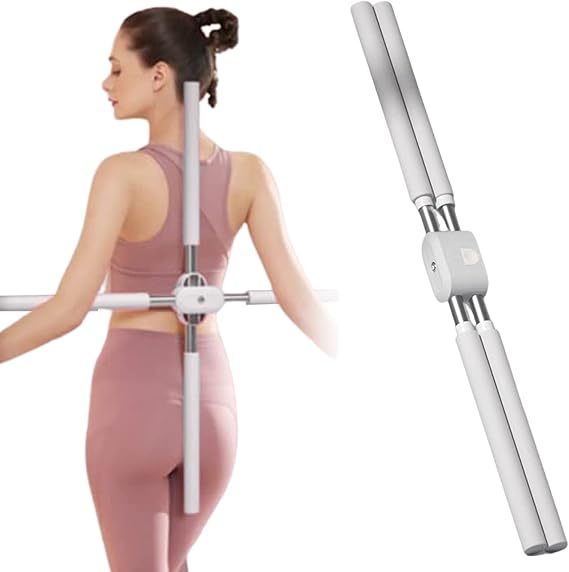 Yoga Sticks Stretching Tool, Posture Correction Bar, Retractable Humpback Correction Stick, Open Shoulders and Open Back Home Fitness Equipment