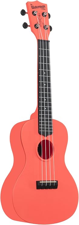 The Waterman Beach Collection - Pink Dusk Concert Ukulele by Kala (KA-WMS-PK-C)