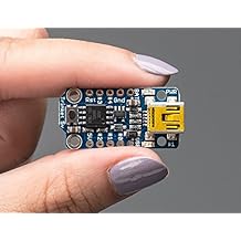Adafruit Trinket - 5V Mini Microcontroller - ATtiny85, 8K Flash, 512 SRAM, 512 EEPROM, USB, I2C, SPI, Infrared, Single Board Computer, Microcontroller
