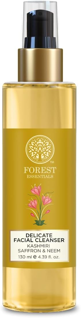 Forest Essentials Kashmiri Saffron and Neem Delicate Facial Cleanser, 200ml