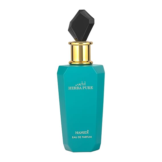 H HAMIDI Herba Pura Eau de Parfum Spray 3.38 Oz - Unisex Arabian Perfume for Men & Women - Oriental Fragrance with Fresh & Warm Notes - Luxury Everyday Long-Lasting Scent