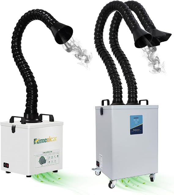 The newest dual-port Fumeclear is now back on the market! Now $90 off when purchased with the FC100A!
