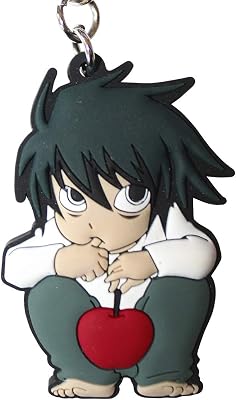 ABYstyle Death Note Detective L Soft PVC Keychain 1.5 x 2 Anime Manga Accessories Merch Gift