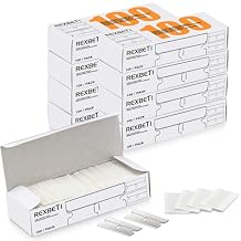 REXBETI 800PCS Single Edge Razor Blades, Industrial Scraper Razor Blades, Replacement Box Cutter Blades, Suitable for Removing Labels, Decals, Stickers