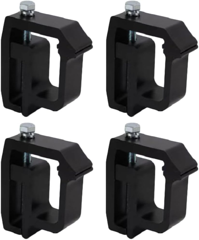 4pcs Clamps for Camper Shell Ladder Rack Clamps Mounting Clamps Truck Caps Truck Clamps Replacement Truck Topper Clamp Truck Supply Canopy Clamps for Truck Camper Accessory