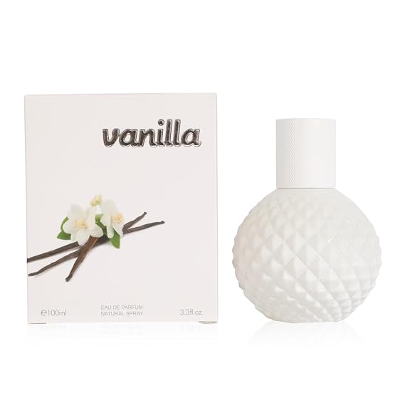 Vanilla Spray Perfume Womens Eau De Parfum - Sweet Floral Vanilla Cocoa Scent 100ml/3.3 fl.oz