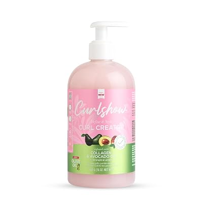 ORS Olive Oil Curlshow Curl Creator Infused with Collagen & Avocado Oil for Strength & Length 16.0 oz