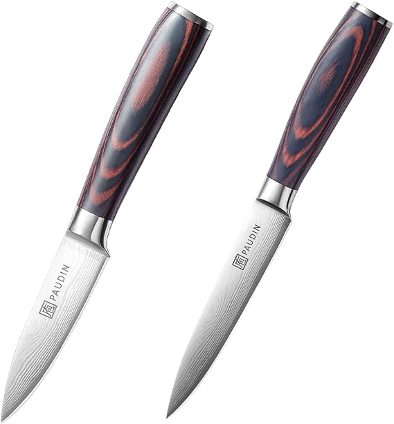 PAUDIN Paring Knife and Kitchen Utility Knife