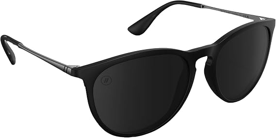 Blenders Eyewear North Park Polarized Sunglasses Classic Shape, Mixed Metal Frame 100% UV Protection For Men & Women