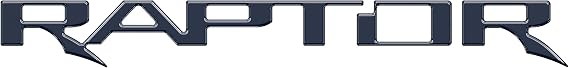 Raptor Tailgate Emblem Inserts - Compatible with 2017-2026 Raptor