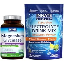 Innate Vitality Electrolytes Powder + Magnesium Glycinate Bundle, High Absorption, No Sugar, Hydration & Exercise Support, Value Pack, Bundle & Save