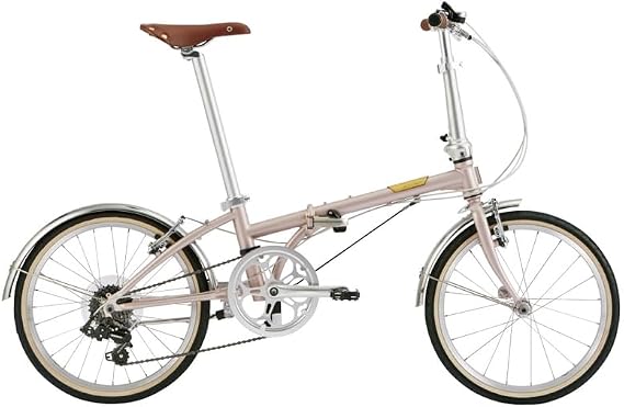 DAHON Boardwalk D7 Folding Bicycle, 2024 Model, Compact, Lightweight, 20 Inches, 7 Speed Gears, Chromoly Frame
