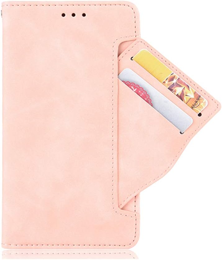 SHIEID Wallet Case for One Plus Ace 6 5G, Flip Multicard Wallet Cover, Cases Wallet PU Leather Phone Suitable for One Plus Ace 6 5G, Pink