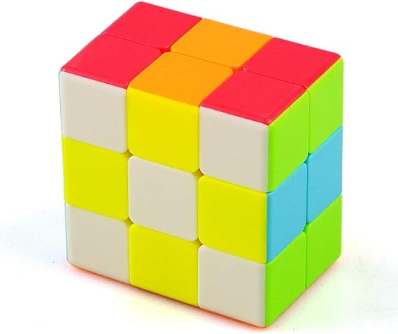 CuberSpeed 3x3x2 Sticker Rescue Void Cube Style 332 Magic Cube Tower Shape 3x3x2 Magic Cube