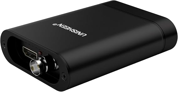 USB 3.0 HDMI SDI Video Capture Card, Broadcast Game Live Stream, HDMI to USB 3.0 Dongle HD 1080P Live Streaming Video Game Grabber Converter Free Driver(UC3200HS)