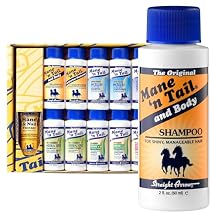 Mane 'n Tail Brand Sampler Trial Size Shampoos Conditioners and Detanglers to Cleanse Strengthen and add Moisture to Hair 15 Piece Set