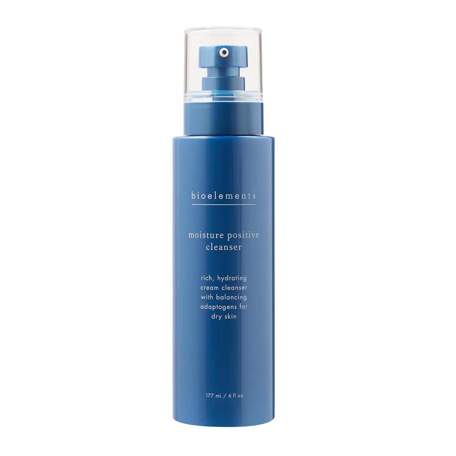 Bioelements Moisture Positive Cleanser - Rich Facial Cleanser for Dry Skin - Vegan, Gluten Free - Never Tested on Animals, 6 Fl Oz Pack of 1