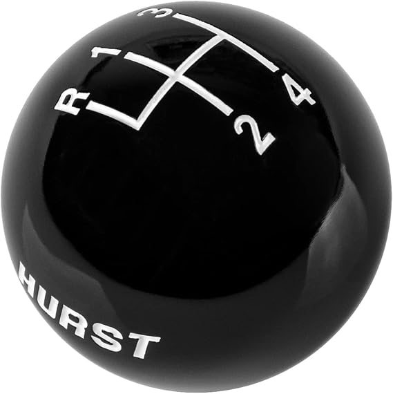 Hurst 1637627 Manual Transmission Shift Knob, 1 Pack, Black
