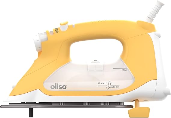 Oliso TG1600 ProPlus Auto-Lift Steam Iron, Quilting Sewing & Clothes, 1800W