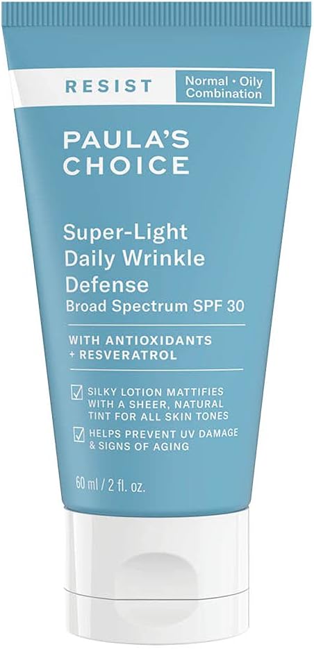 Paula's Choice Lightly Tinted Face Moisturiser SPF 30, Oily Skin, 60 ml
