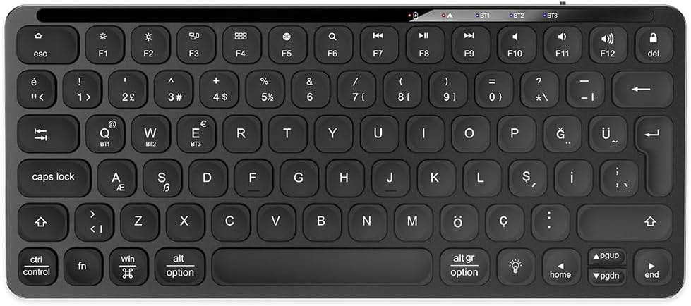 Pusat Business Pro Mini Bluetooth Wireless Keyboard Black