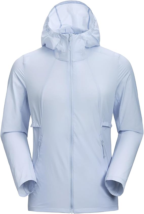 KAILAS Women's Windbreakers UPF 100+ Sun Protection Rain Jacket Ultralight Hooded for Hiking