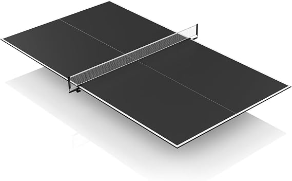 Ping Pong Table Topper for Pool Table,Foldable 8x4 FT Ping Pong Conversion Top with Net Set for Billiard Table w/Net & Foam Padding, Easy Conversion