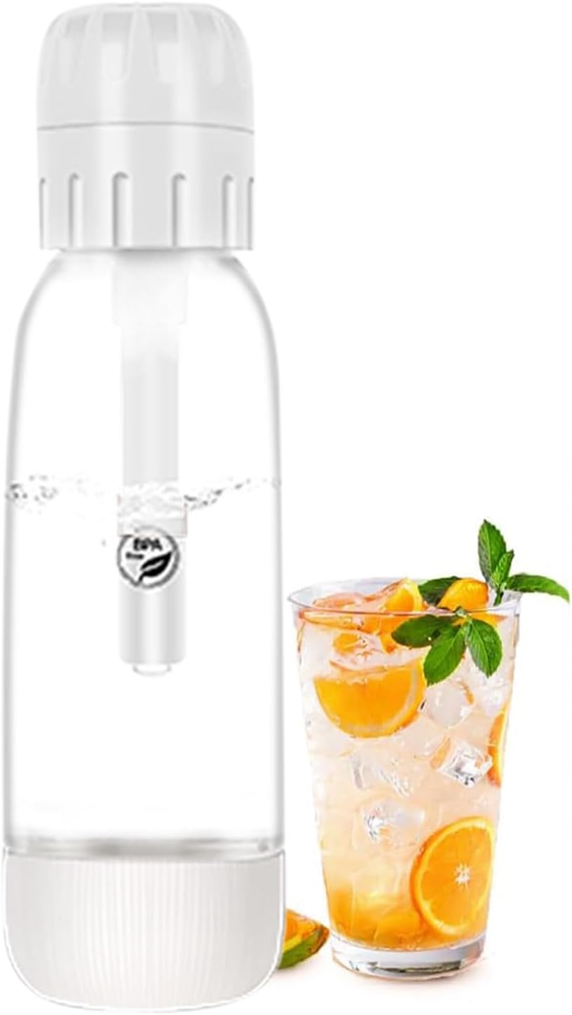 Sparkling Water Maker | Sparkling Water Machine For Home | Travel Soda Makers For Home & Outdoor | 1L Soda Makesr With PET Bottle | PortableCarbonated Drink Maker Gas Cylinder Not Included