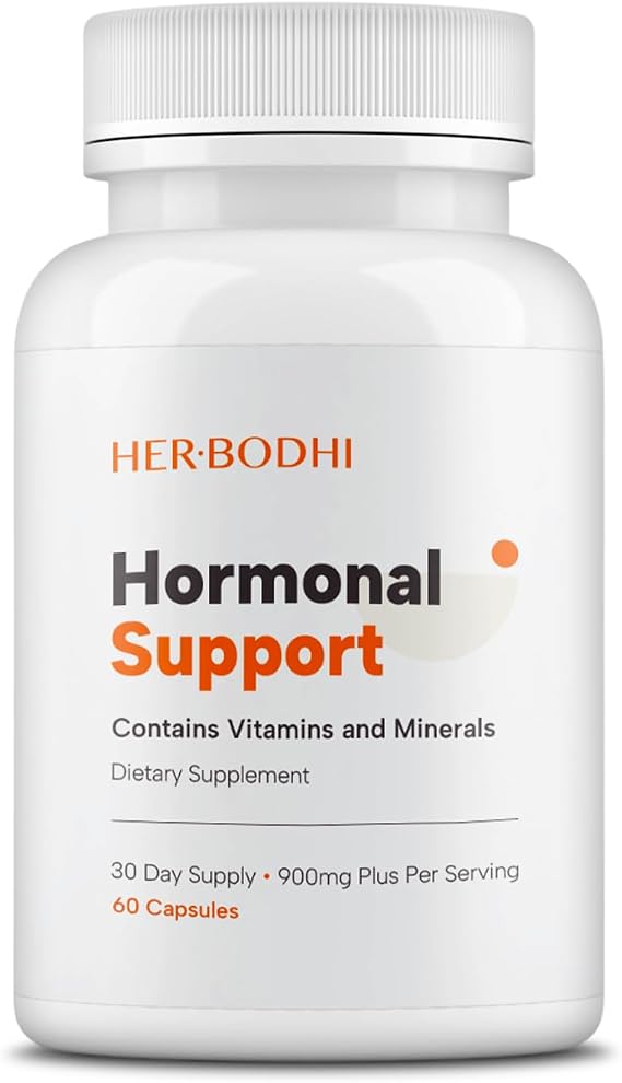 Her Bodhi Hormonal Support, Hormone Balance Supplement for Women, 60 Caps | Botanical PMS and menopause support formulated for mood, energy and comfort during hormonal shifts*