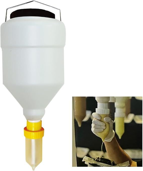 3.5L Sauce Dispenser Round, Gravity-Fed (round, 3.5 Liters)