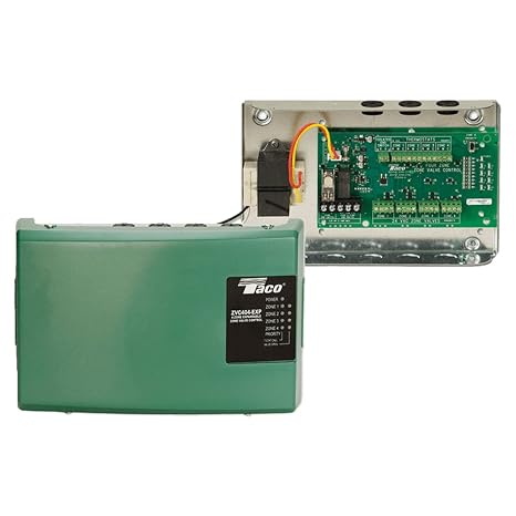 Taco ZVC406-EXP-4 6 Zone Expandable Zone Valve Control with 2 Power Ports