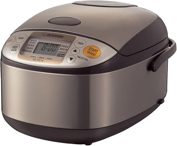 Zojirushi Ns TSC10 5.5 Cup Micom Rice Cooker and Warmer, 1.0l | LCD controls, delay timer