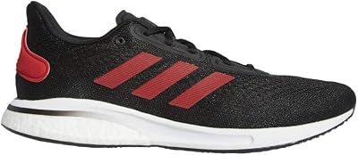 adidas Supernova Running Shoes Mens, Black, Size 14