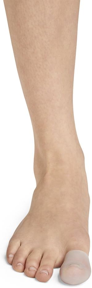 Bloch Dance A919 Ballet/Pointe Shoe Clear Stretch Toe Tips (M/L), Clear(Pack of 2)