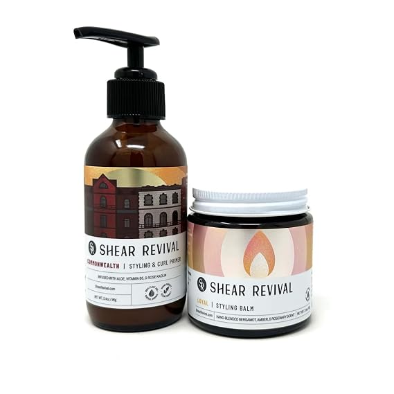 Shear Revival Commonwealth Styling & Curl Primer & Loyal Styling Balm Pomade