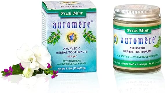 Auromere Toothpaste Jar (Pack of 1 (4.16 oz))