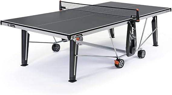 Cornilleau - 500 Indoor Table Tennis Table – 22mm Top for Excellent Bounce – Foldable – Solo Play Possible – Includes Net – Blue or Grey