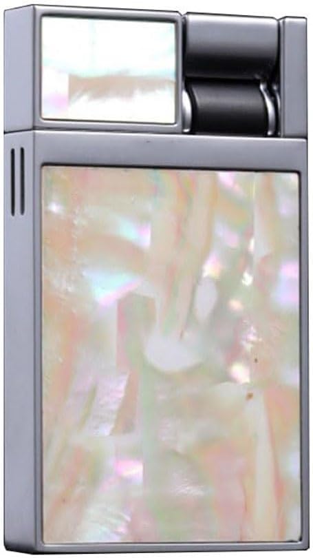 Ultra-Thin Portable Butane Lighter, Refillable, Wide Torch Flame, Suitable for Men's Business Gift Collection(C5)