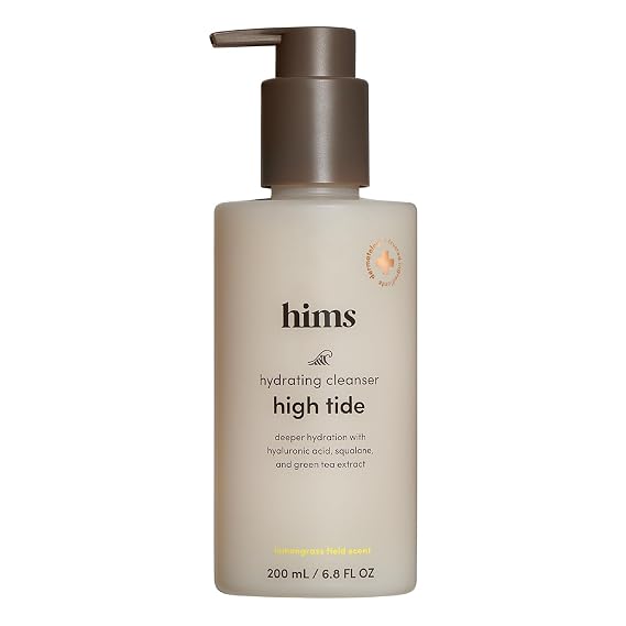 hims High Tide Hydrating Daily Cleanser, Hyaluronic Acid, 6.8 Fl Oz