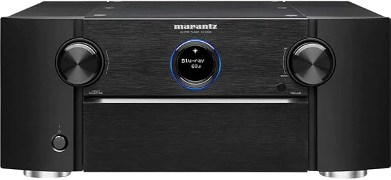 Marantz AV8805A AV Pre-Amplifier - 13.2 Channel, Advanced 8K Upscaling, IMAX Enhanced, Auro-3D, Dolby Atmos & DTS, Wireless Streaming via Wi-Fi, Bluetooth, AirPlay 2 & HEOS, Amazon Alexa, Audyssey EQ