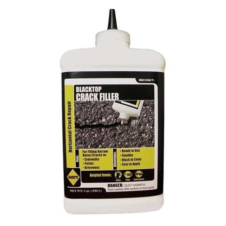 Sakrete Crack Filler, Bottle, Black, Concrete Crack Filler 120041-1 Each