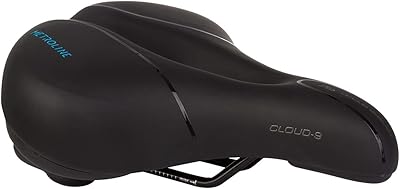 Cloud-9 Metroline Airflow Bike Saddle Comfort Bike Seat for Ebikes, Cruisers, and Comfort Bikes Comfortable Memory Foam Bicycle Seat for Men & Women