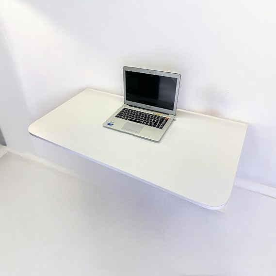 Retractable Desk Kitchen Desk Folding Wall Desk WHITE (100 x 45 cm)