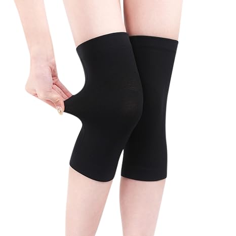JUMISEE 1 Pair Compression Knee Sleeve for Men Women, Cotton Knee Brace Leg Support for Running Pain Management Arthritis Pain Relief Rheumatism