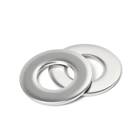 (50 Pack) 5/16" x 3/4" Stainless Flat Washers, 304 18-8 Stainless Steel Washers Metal Washer for Screws and Bolts