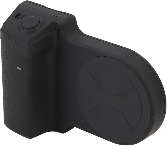 Magnetic Phone Camera Grip, Phone Hand Grip with Detachable Remote & 1/4 Screw Hole & Cold Shoe Mount, Handle Bluetooth Bracket for iOS Android Smartphone