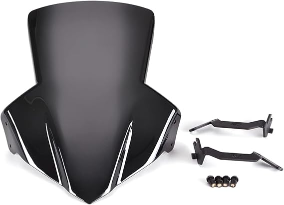 CB650F CB650FA Windshield Motorcycle Windscreen Compatible with CB 650F 650FA CB 650 F FA 2014 2015 2016 2017 2018 2019 2020 2021(Smoke)