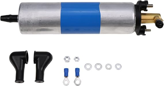 Electric Fuel Lift Pump Kit 10000-27041 1000027041 12V 8mm Inlet with Accessories for FG Wilson Perkins 1100 Series 1103 1104 Engine